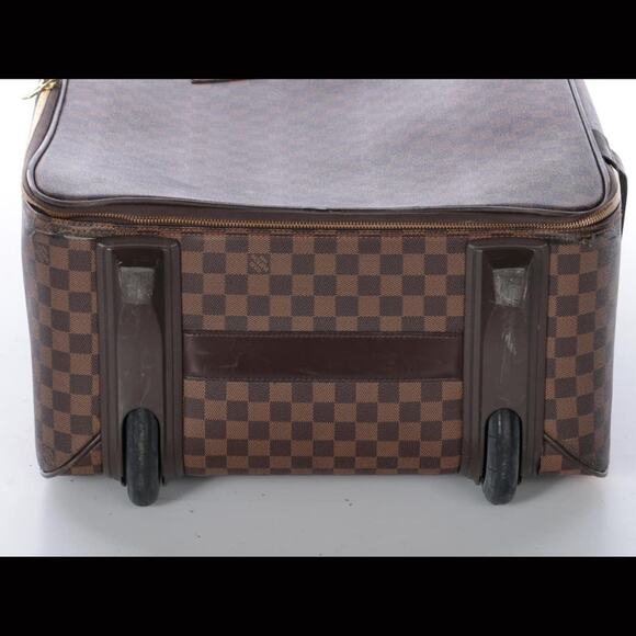 Louis Vuitton Pégase 65 Wheeled Suitcase in Damier Ebene Canvas and Leather - Picture 5 of 16